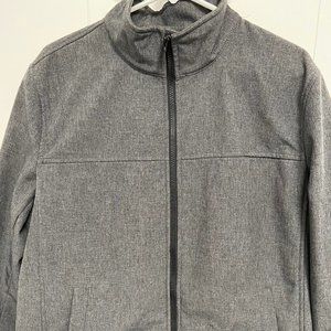 g.h. bass large grey gray water resistant windbreaker